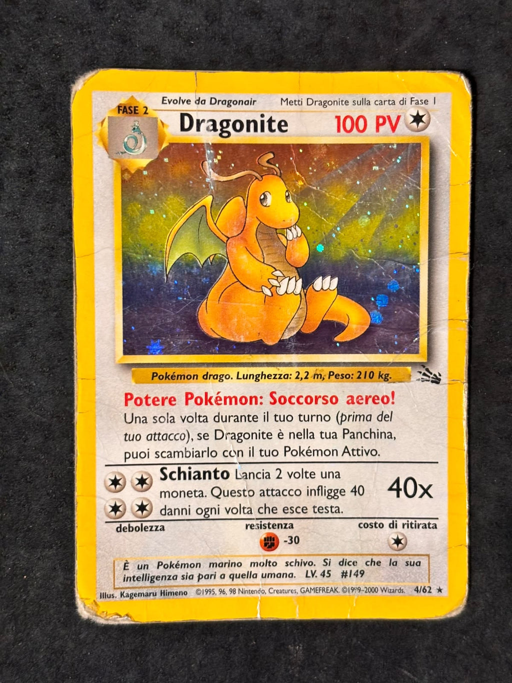 DRAGONITE #4 HOLO