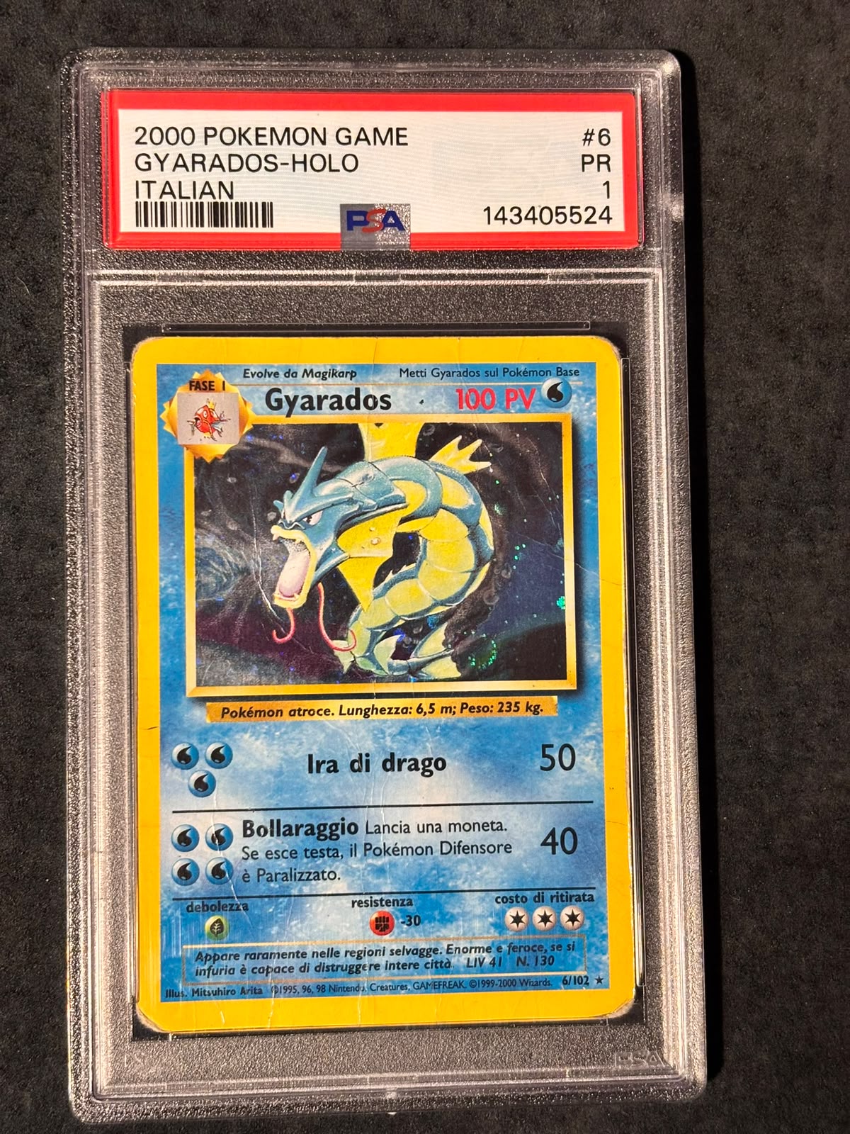 GYARADOS SET BASE #6 PSA1