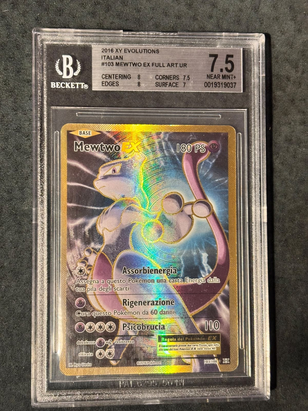 MEWTWO EX #103    BGS7.5