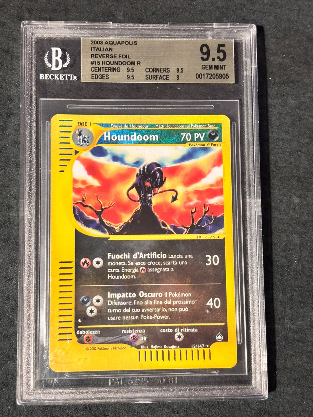 HOUNDOOM AQUOPOLIS #15 REVERSE   BGS9.5